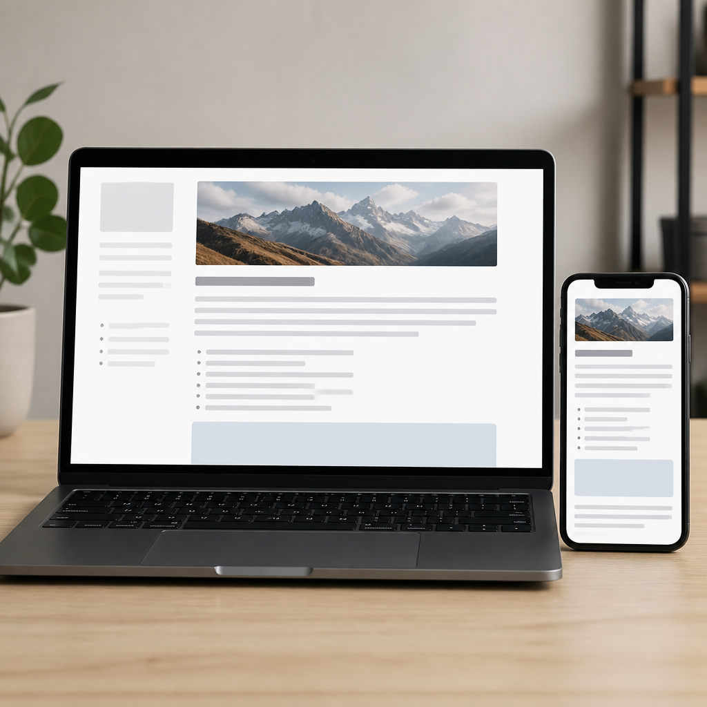 Mobile-friendly blog formatting example